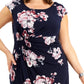 Vestido envelope sintético Ity da Connected Women's, azul, tamanho 24W