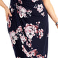 Vestido envelope sintético Ity da Connected Women's, azul, tamanho 24W