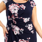 Vestido envelope sintético Ity da Connected Women's, azul, tamanho 24W