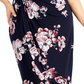Vestido envelope sintético Ity da Connected Women's, azul, tamanho 24W