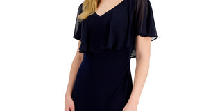 Connected Women's Caplet Gown Blue Size 12