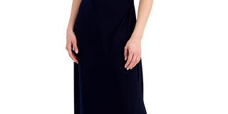 Connected Women's Caplet Gown Blue Size 12