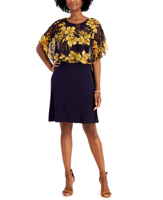 Vestido tubinho popover feminino conectado, amarelo, tamanho 10, pequeno