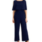 Macacão Popover Feminino Connected Azul Tamanho 10 Petite