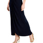 Vestido feminino Connected com manga curta e cintura franzida, preto, tamanho 8, pequeno