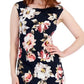 Vestido midi com estampa floral feminino Connected, azul, tamanho 10