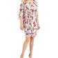 Vestido tubinho feminino Connected com manga 3/4, vermelho, tamanho 8, pequeno