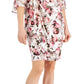 Vestido tubinho feminino Connected com manga 3/4 rosa tamanho 12 Petite