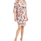 Vestido tubinho feminino Connected com manga 3/4 rosa tamanho 14 Petite