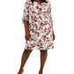 Vestido tubinho feminino Connected com manga 3/4, vermelho, tamanho 14W
