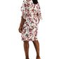 Vestido tubinho feminino Connected com manga 3/4, vermelho, tamanho 14W