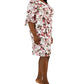 Vestido tubinho feminino Connected com manga 3/4, vermelho, tamanho 14W