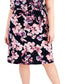 Vestido midi popover com estampa floral feminino conectado, rosa, tamanho 24W