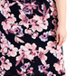 Vestido midi popover com estampa floral feminino conectado, rosa, tamanho 24W