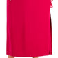 Vestido feminino com decote em V e babados, rosa, tamanho 14W