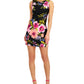 Vestido tubinho floral feminino conectado rosa tamanho 4 pequeno