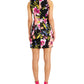 Vestido tubinho floral feminino conectado rosa tamanho 10 pequeno