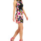 Vestido tubinho floral feminino conectado rosa tamanho 10 pequeno