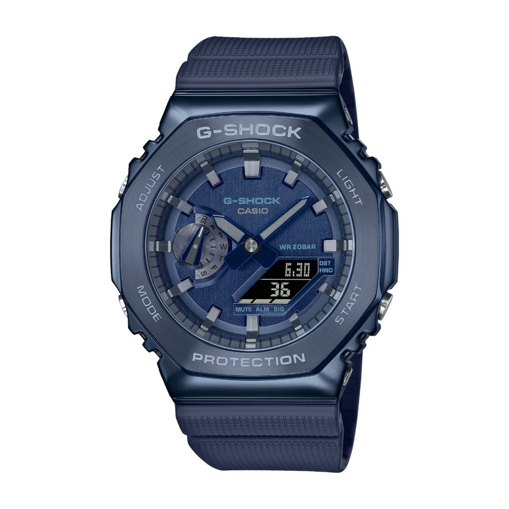 Relógio Casio G-Shock Quartz Ana/Digi com pulseira de resina de 49 mm