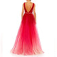 Mac Duggal - Beaded Belt Wrap Over Sleeveless Ballgown
