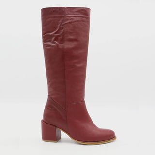 Stivali New York - Botas de couro Cleo femininas até o joelho