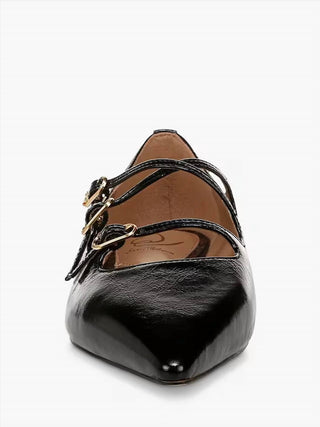 Sam Edelman - Sapatos Cass Mary Jane de bico fino e salto baixo feminino