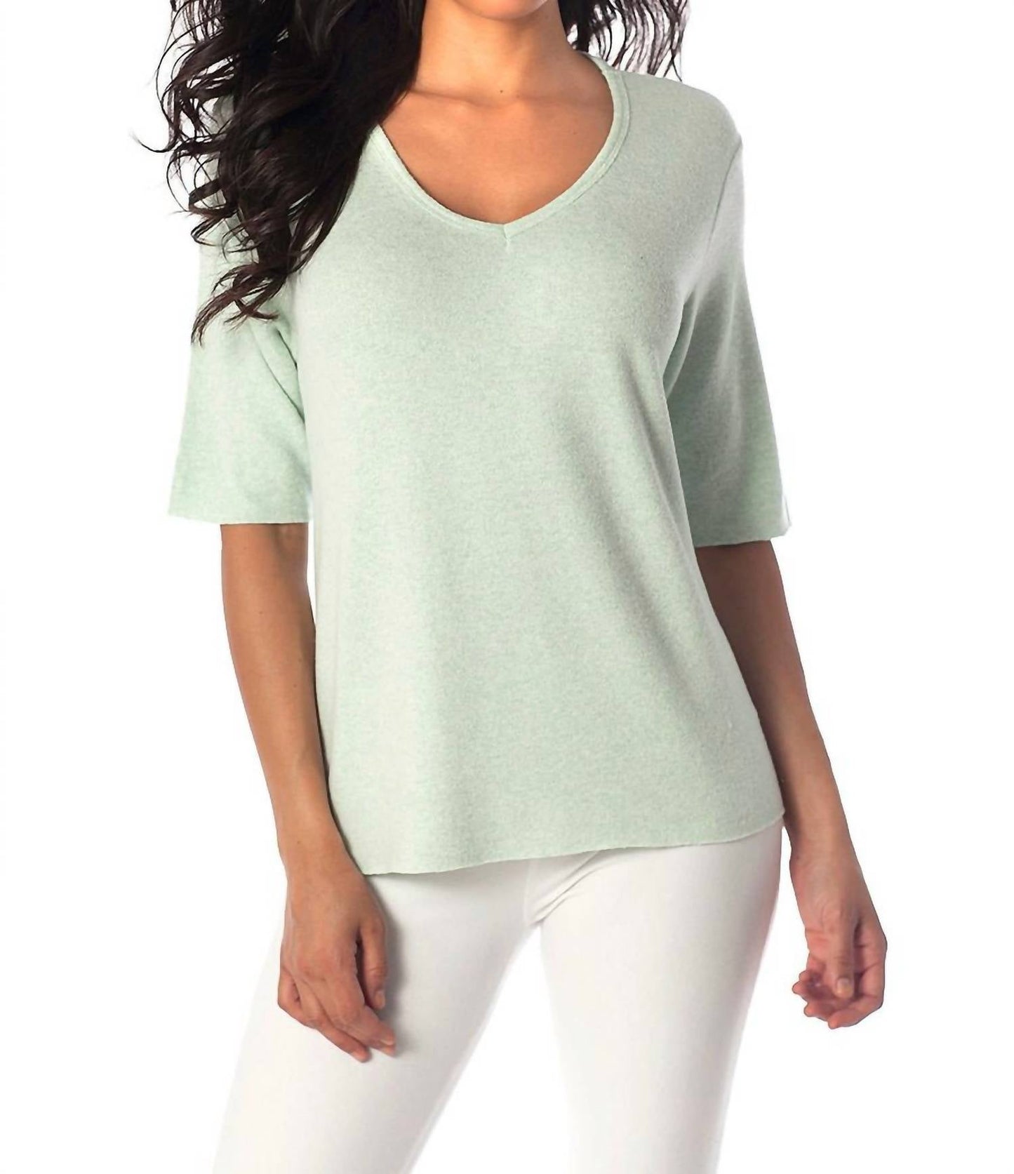 French Kyss - Jacqueline Kashmira V-Neck Short Sleeve