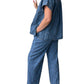 Entro - Elevated Quilted Wide Leg Pants