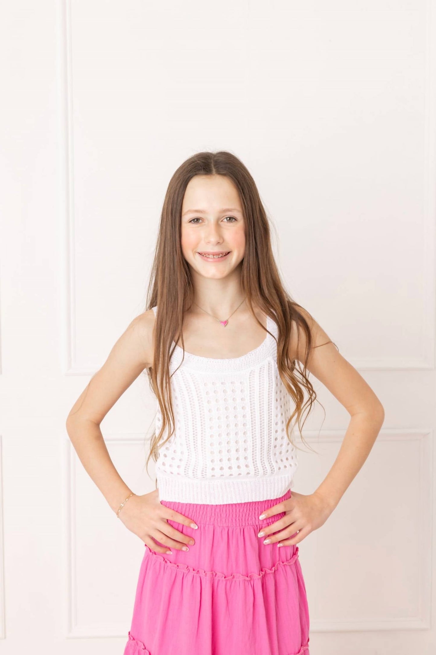 Vintage Havana - Girl's Knitted Tank Top