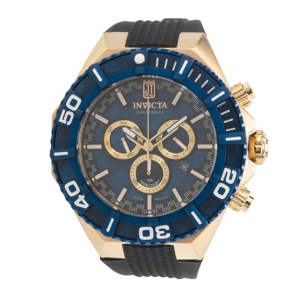 Relógio Invicta Jason Taylor com pulseira cronógrafo de quartzo suíço de 60 mm