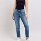 Judy Blue - Mid Rise Skinny Cuff Jeans