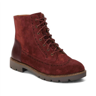 Aetrex - Women's Margot Brogue Lace-up Boots