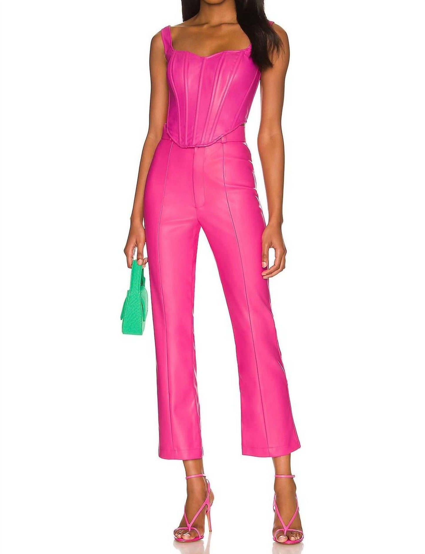 Bardot - Faux Leather Pant