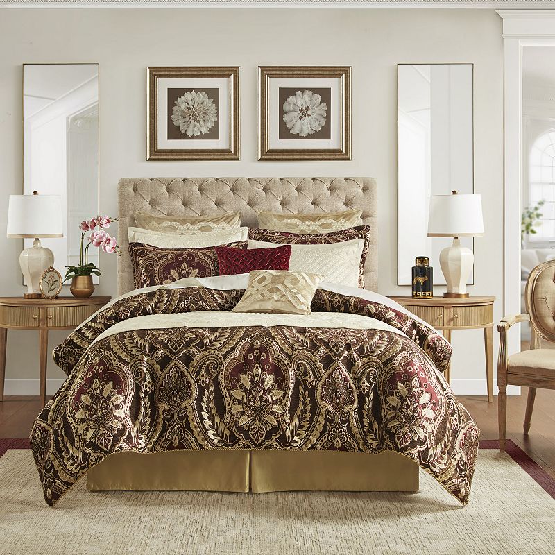 Croscill Classics Julius Comforter Set - Burgundy Queen
