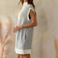 Bucketlist - Zip-up Textured Mini Dress