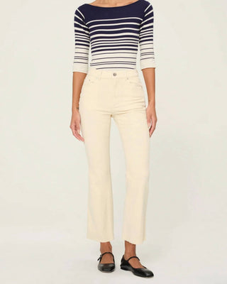 Dl1961 - Feminino - Bridget Boot High Rise Jeans Manilla Crop