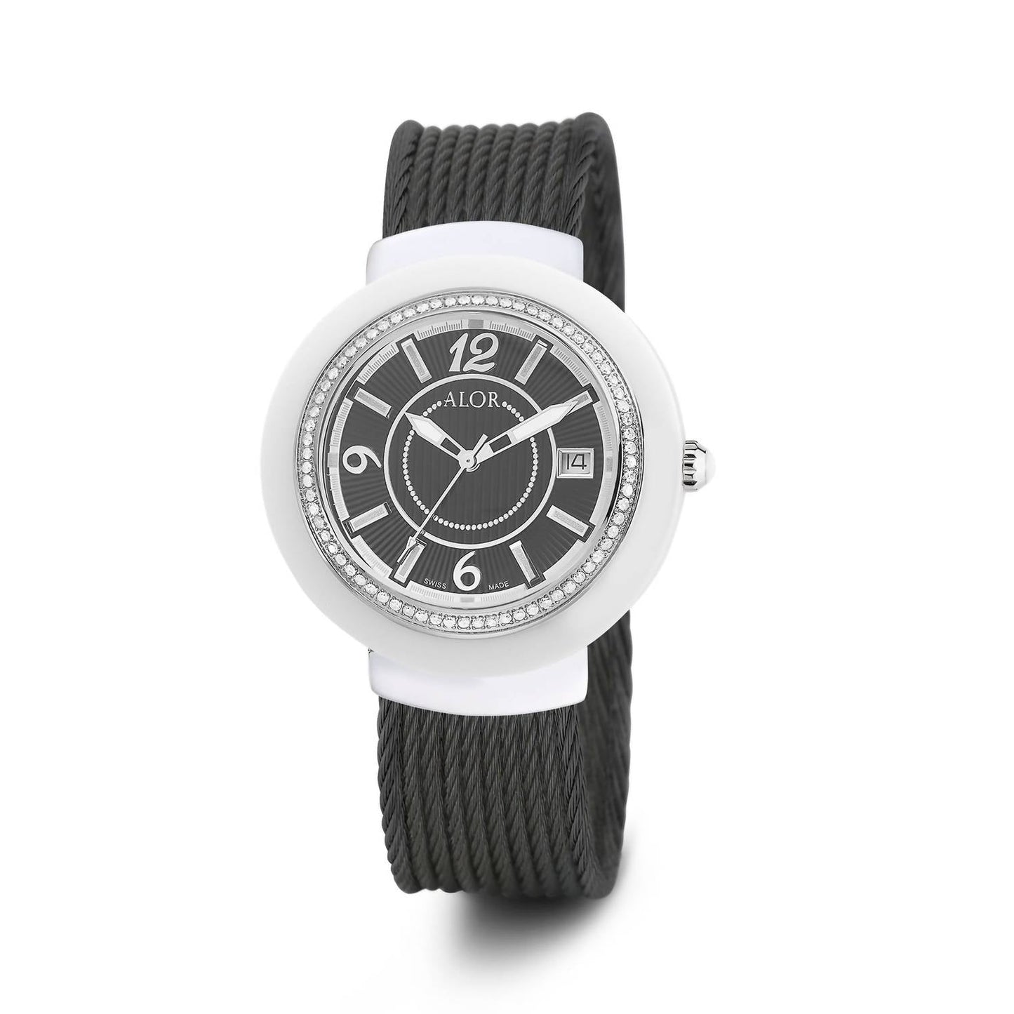 Alor - 0.73 Cts Cable Diamond Watch