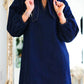 Able - Bow Tie Collar Long Sleeve Dress