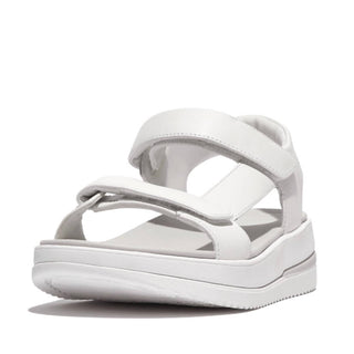 Fitflop - Sandália de couro ajustável Surff feminina