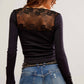 Free People - Cuff It Long-sleeve Square Neck Top