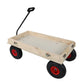 Children's and Garden Wooden Carriage with All-Terrain Inflatable Wheels