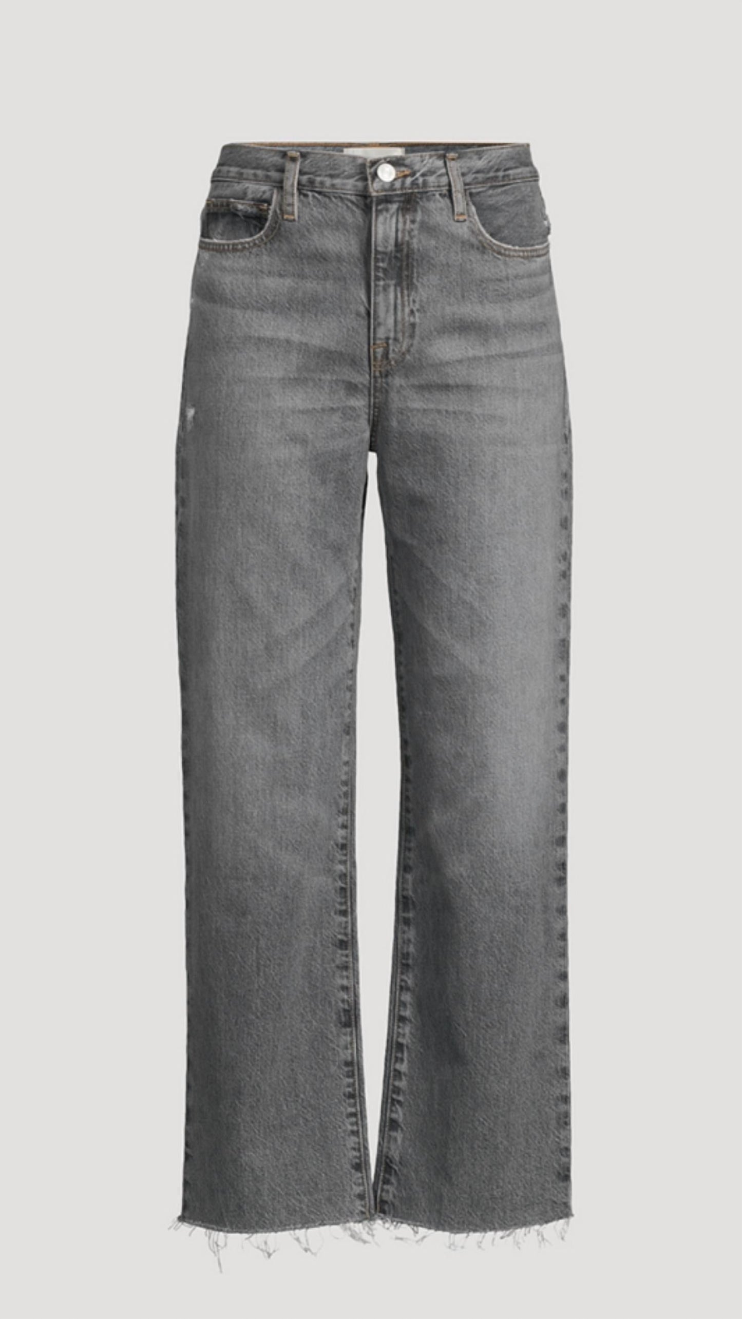 Frame - Denim Le Jane Ankle Raw Fray Jeans