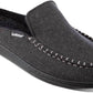 Isotoner - Men's Faux Woolen Grady Moccasin Hoodback Slippers
