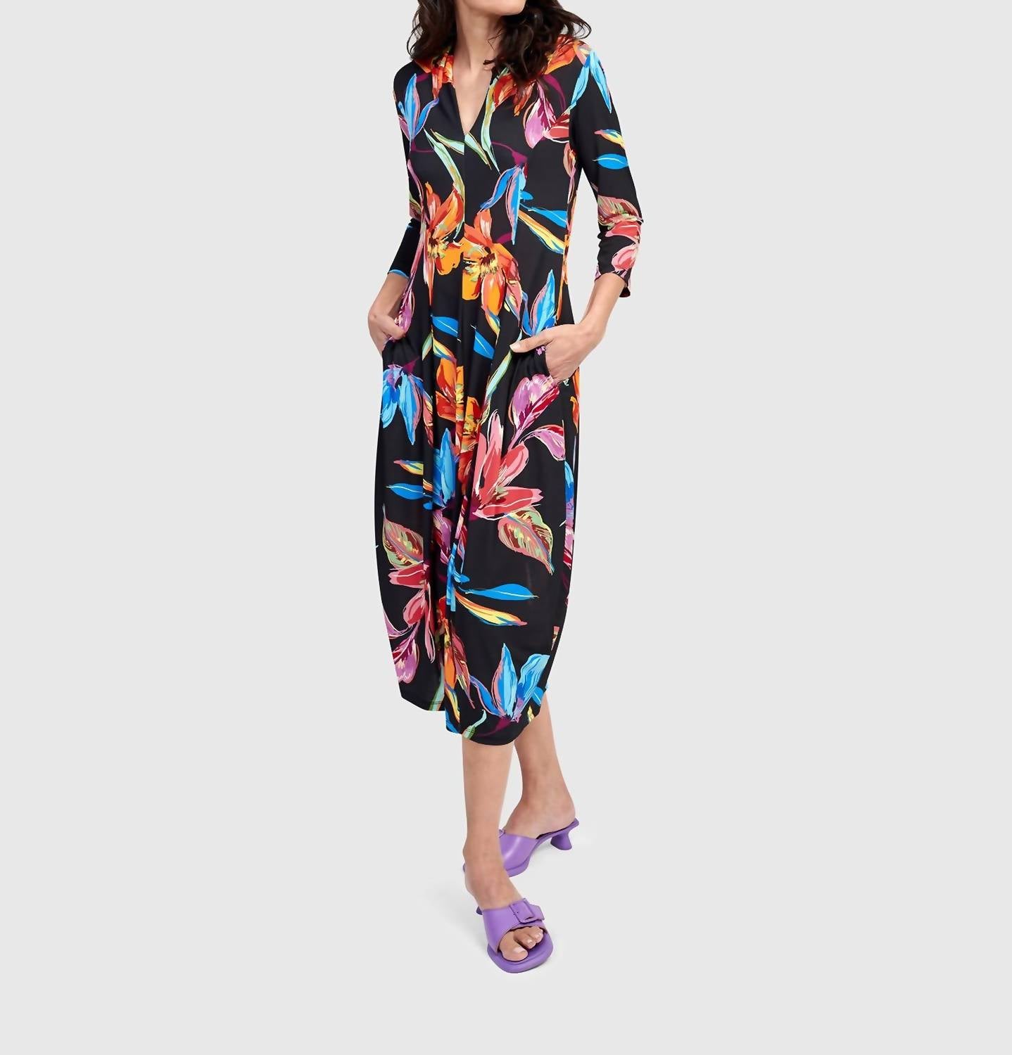 Alembika - Hibiscus Cocoon Dress