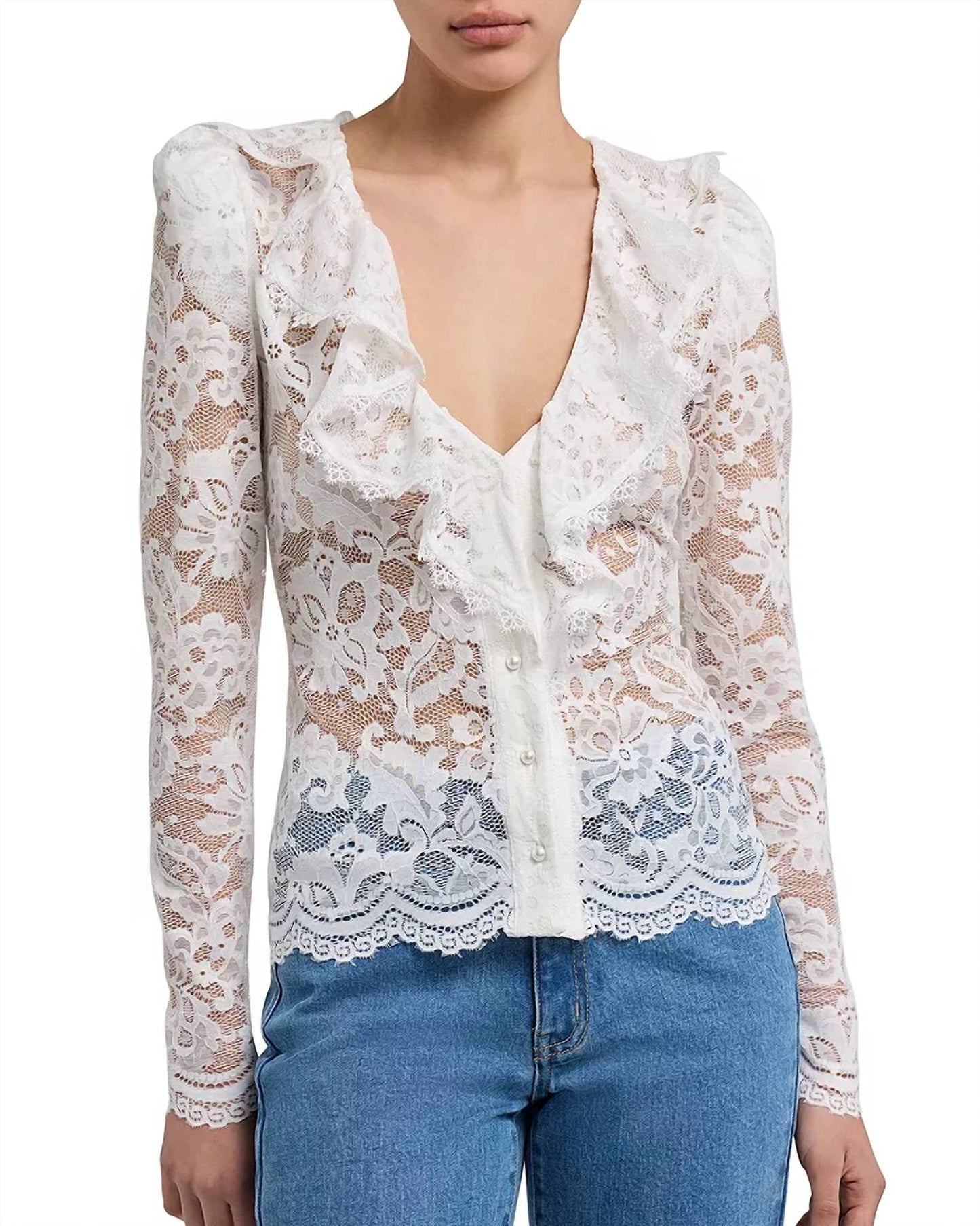 Generation Love - Corsa Lace Top