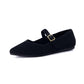 Cushionaire - Women's Sonnet Mary Jane Knit Flat Sandals