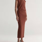 A.L.C. - Edith Metallic Knit Asymmetric Top