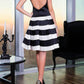 Jovani - Cap Sleeved Short Dress