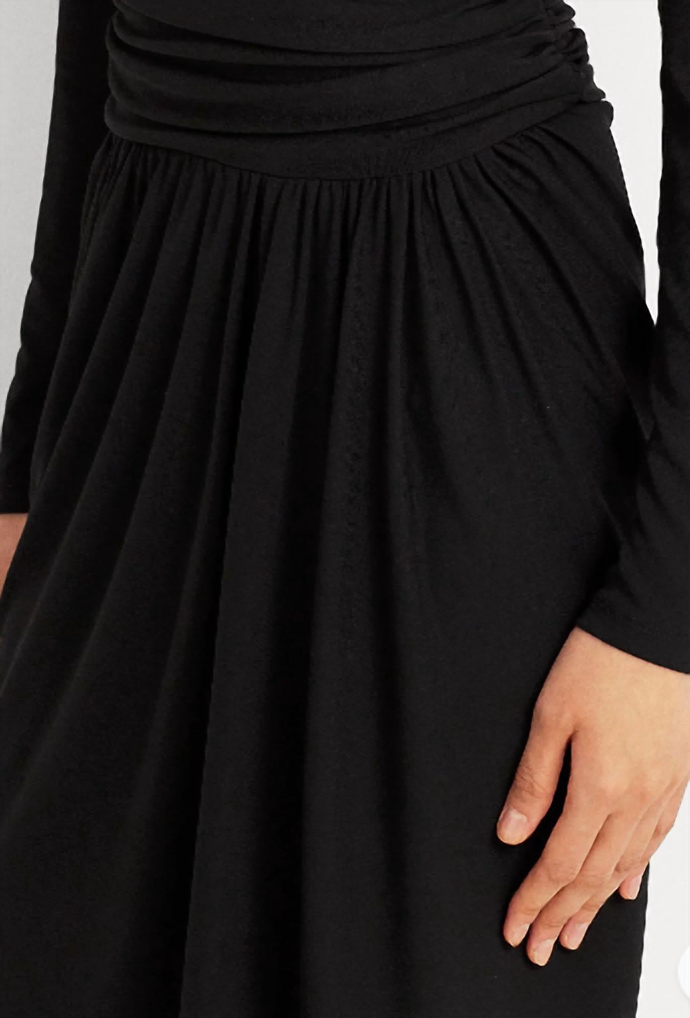 Ralph Lauren - Ruched Cocktail Dress