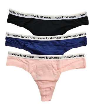 New Balance - Pacote com 3 calcinhas de performance femininas Eversoft Thong